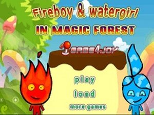Fireboy and Watergirl in Magic Forest Online Arcade Game
