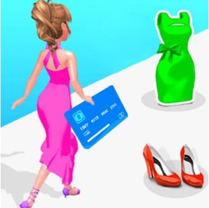 Credit Card Shopping Run Online Arcade Game