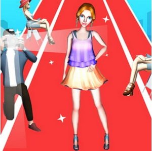 Catwalk Queen Run 3D Online Arcade Game