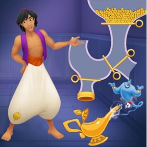 Pull The Key Rescue Aladin Online Puzzle Game - Logic Puzzle Game