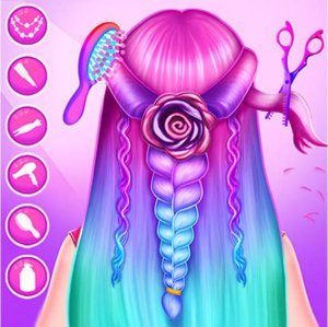 Little Princess Braid Hairs Makeover Game - Dress Up Game