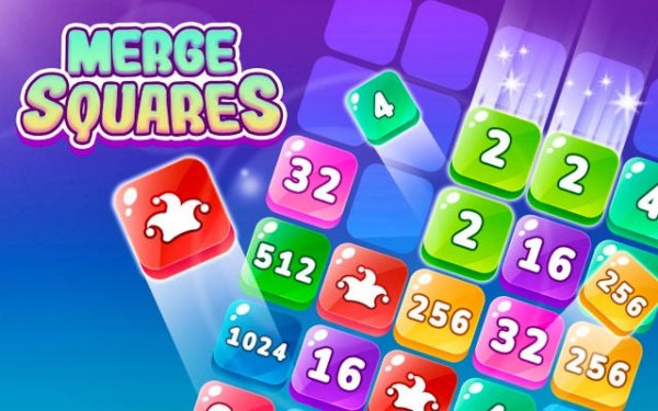 Merge Squares: Relaxing Number Puzzle Game Online