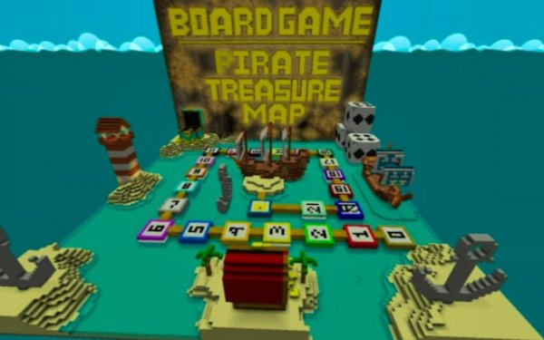 Pirate Treasure Map Board Game Online