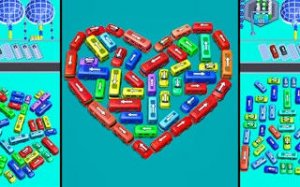 Color Fleet Organizer: Traffic Puzzle