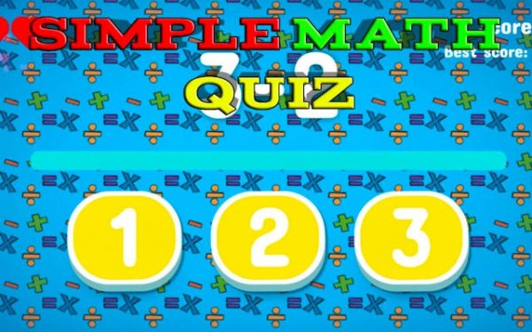 Simple Math Quiz: Brain Training Game Online