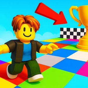 Stand on the Right Color, Robby! Online Arcade Game