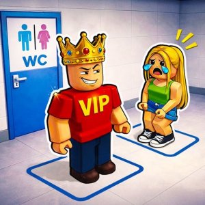 Obby Toilet Line Online Arcade Game